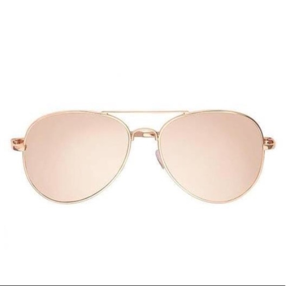 NWOT Rose All Day Rose Gold Aviator Sunglasses